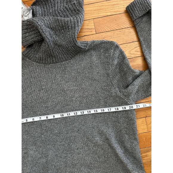 APT.9 Women’s Cowl Neck Sweater XL Gray Metallic Knit Long Sleeve NWT - Picture 5 of 7